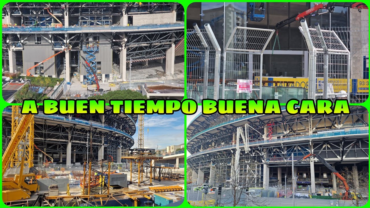 🔴OBRAS CAMP NOU (9 de Marzo)⚠️Marcos en las puertas del diamante de la tienda