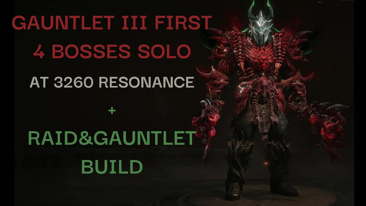 Inferno III Helliquary Gauntlet first 4 bosses solo completion and the build