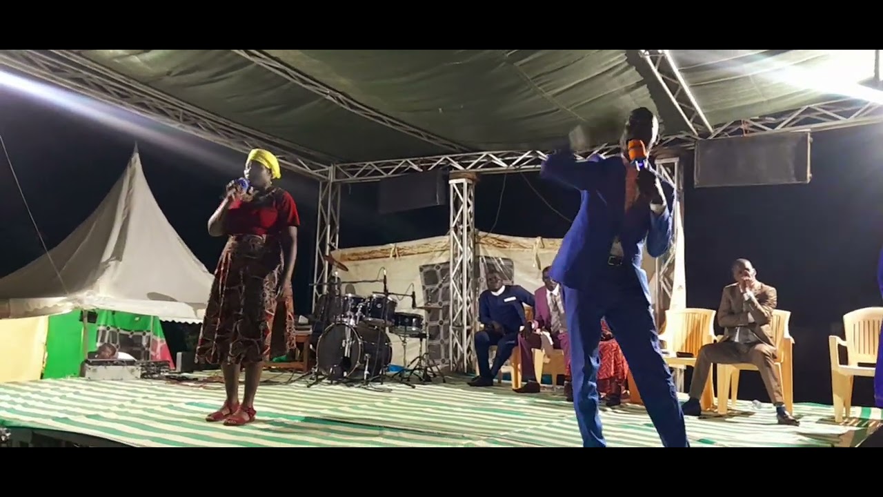 Bishop Tom Ouma ministering on Salem crusade 2023 December.