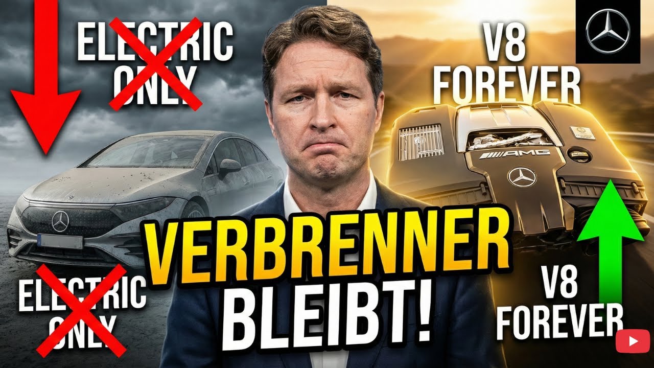 Mercedes kapituliert! Electric Only ist tot! 🚨 Der V8 bleibt! #EDriveNachrichten