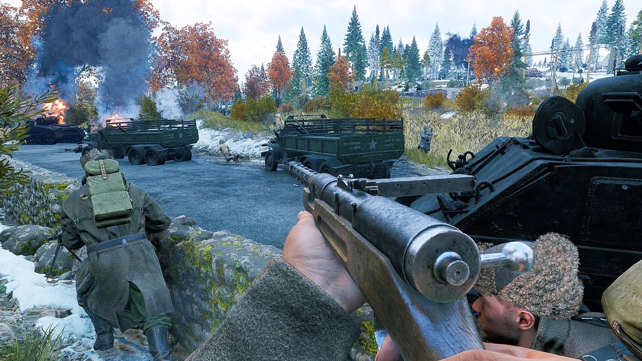 Germany - Hürtgen Forest - Battle of the Bulge - BR3 | Enlisted Gameplay