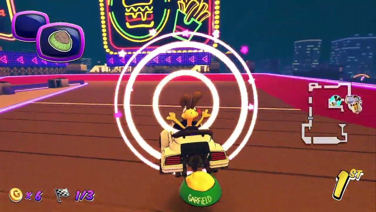 Odie - the City Cup - (150 CC) Garfield Kart 2 All You Can Drift