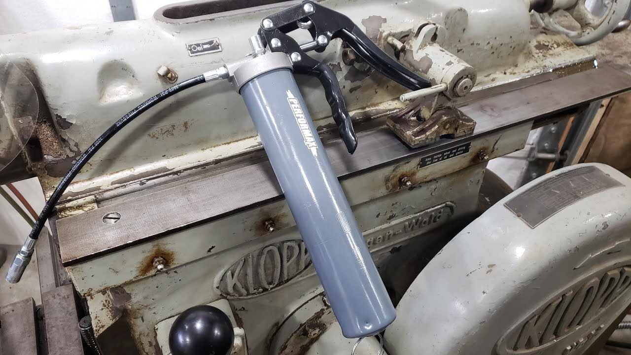 DIY High Pressure Oiler for Bridgeport or old Machines
