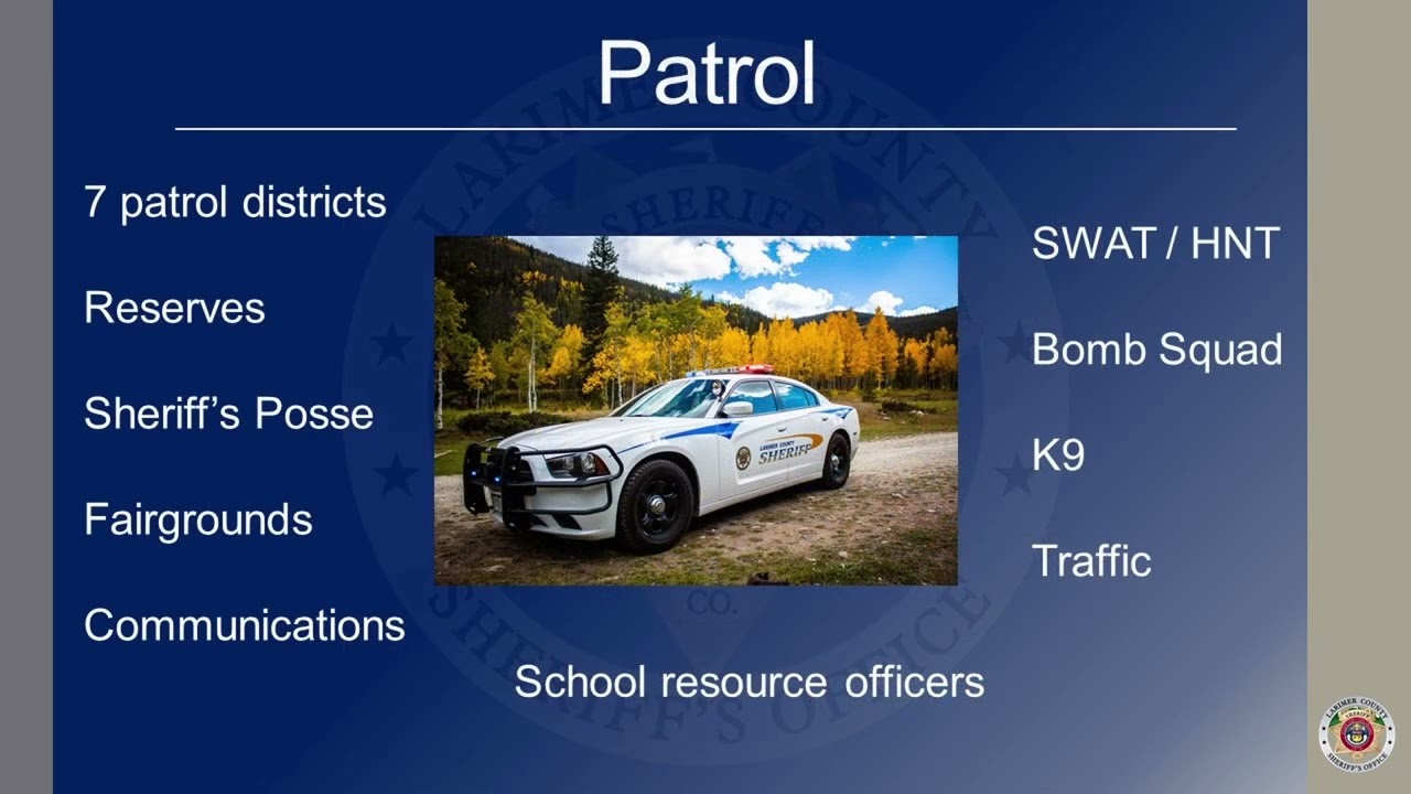 Larimer County 101: Sheriff's Office