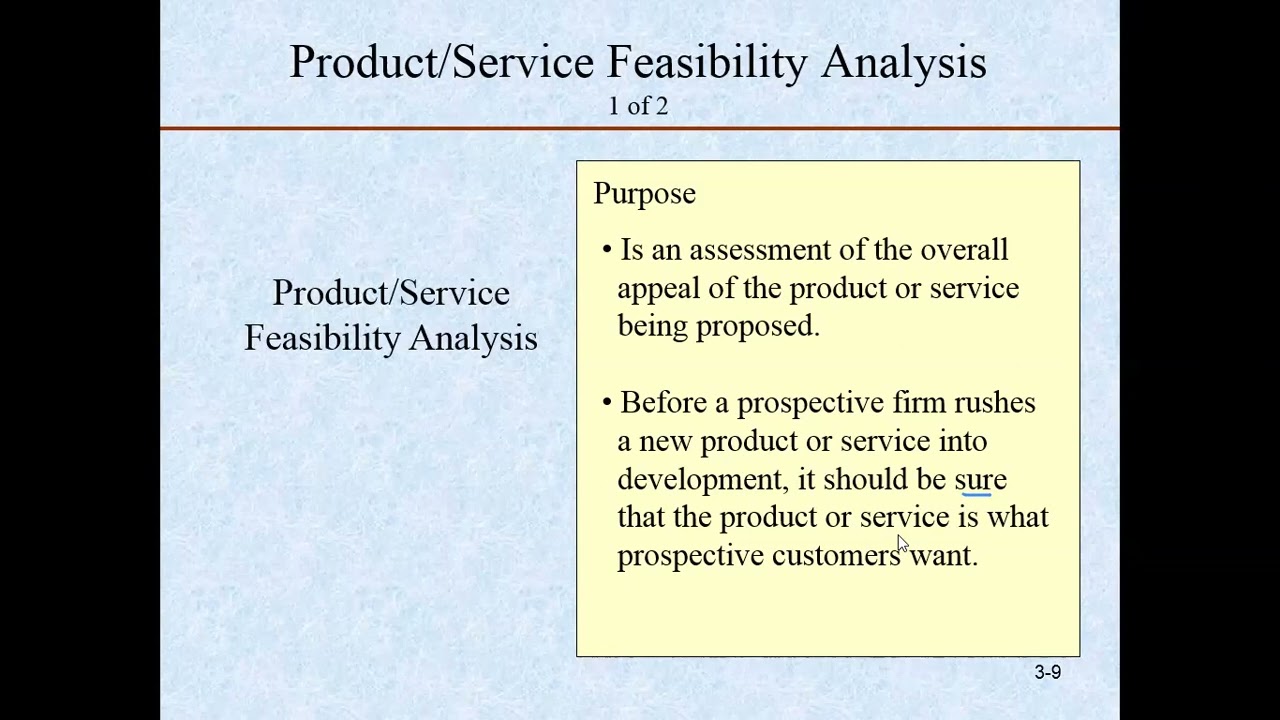 Feasibility Analysis