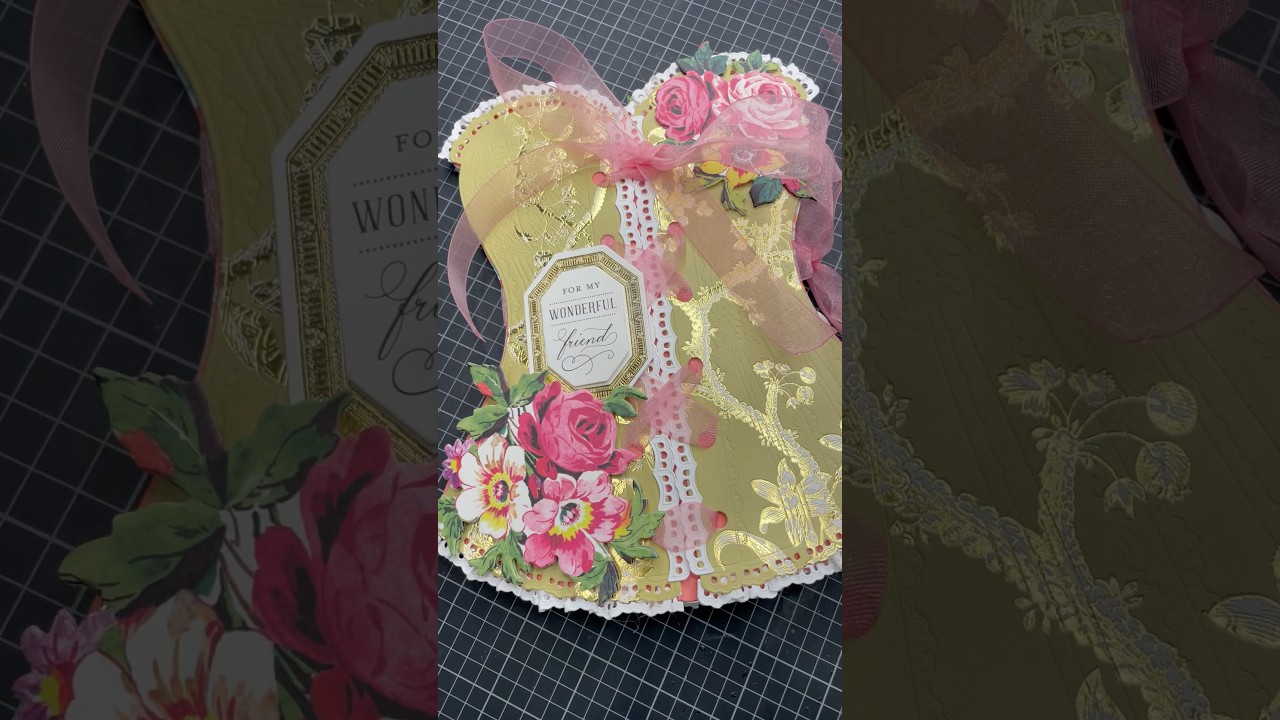 Anna Griffin Corset Album Kit Tutorial! Individual Kit from Create 10! Just Gorgeous!