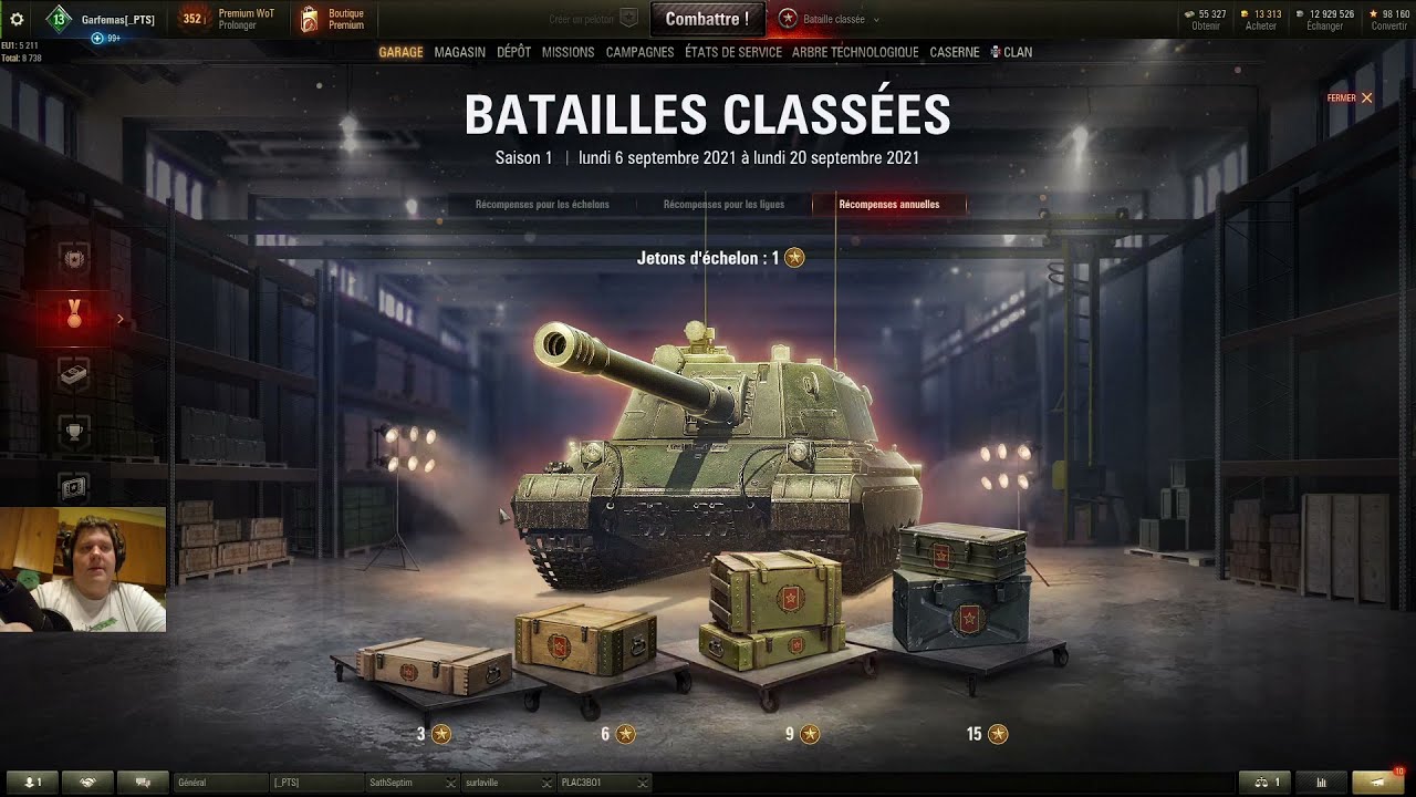 WoT: Batailles class&eacute;es 2021-2022