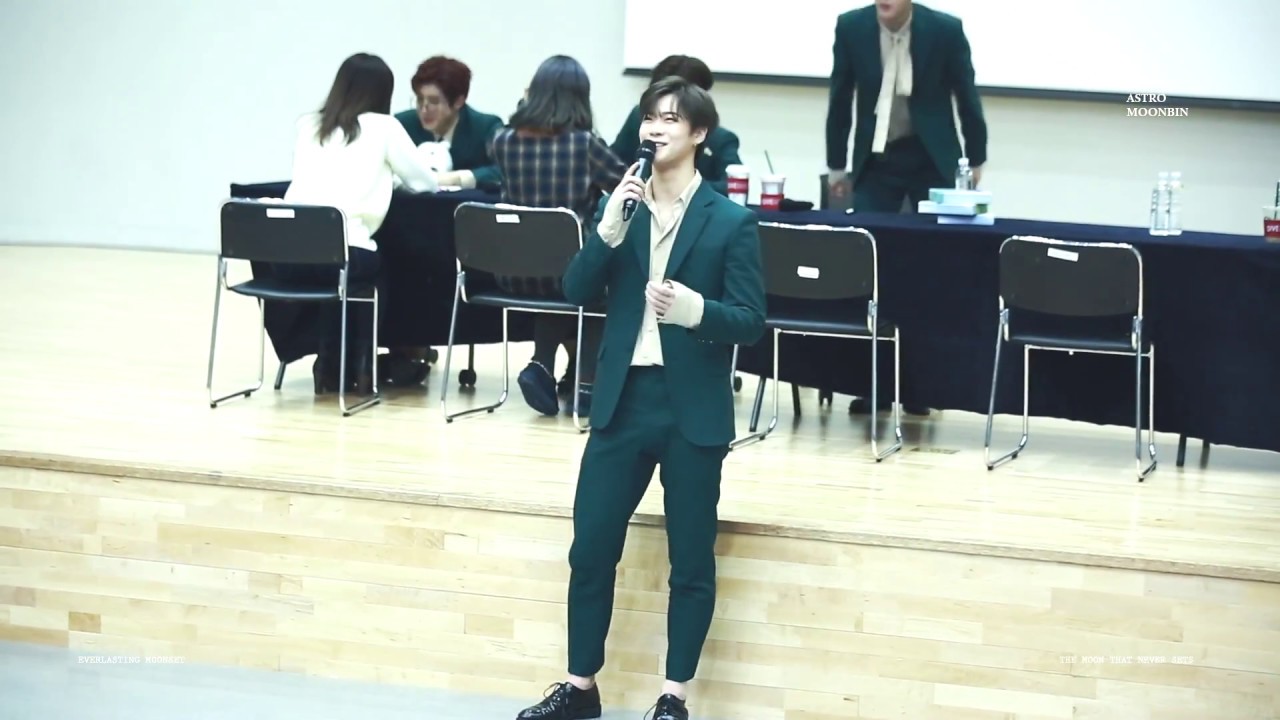 171125 아스트로 니가불어와 상암 팬싸 :: 산하가 빈이 괴롭혀도 빈이는 막둥이 사랑해주지요 ㅎㅎㅎ