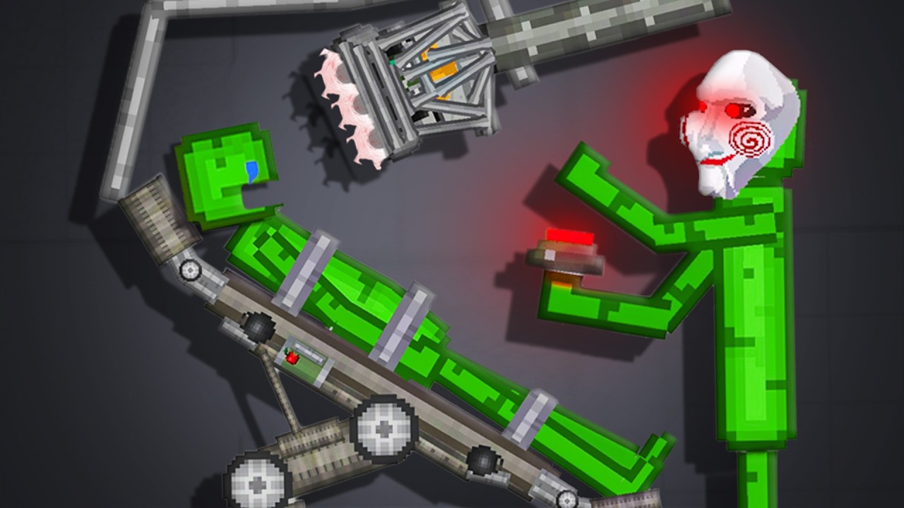 I Recreated The DEADLIEST Saw Traps In Melon Sandbox...
