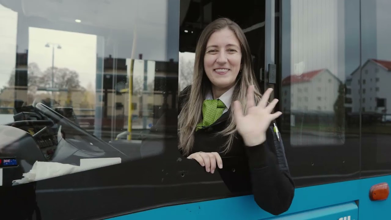 Häng med bussföraren Andreja