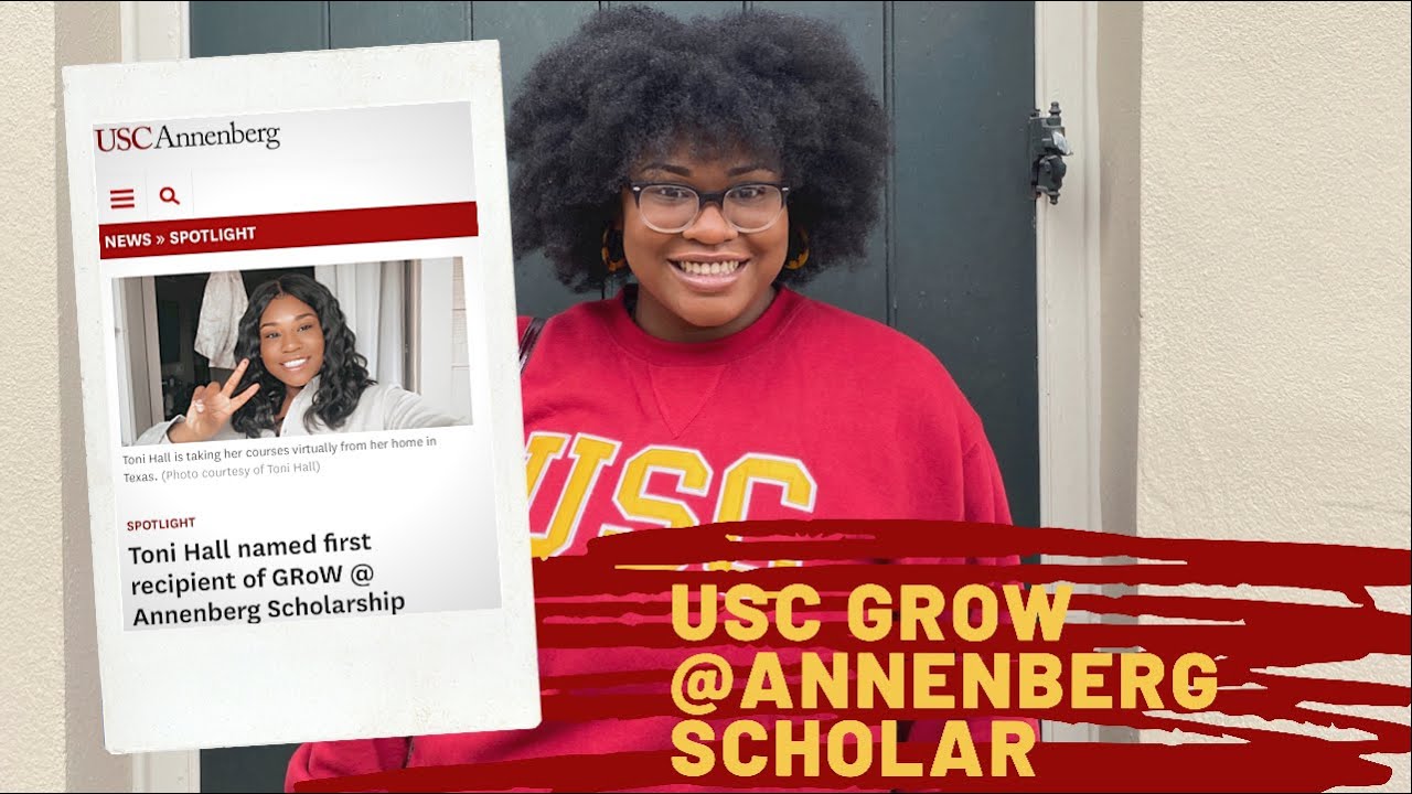 USC GRoW @ Annenberg Scholar Toni Hall