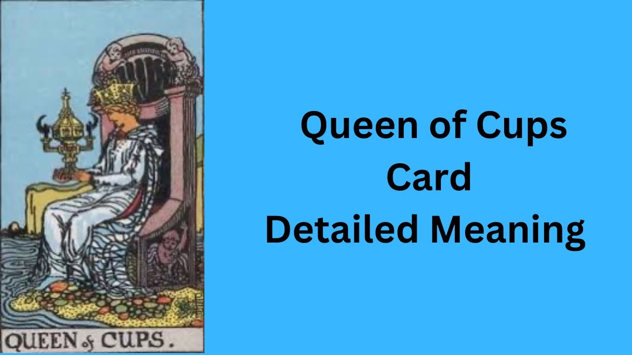 Queen of Cups — Tarot  Card Meaning ||Minor Arcana || Learn Tarot With Nidhi