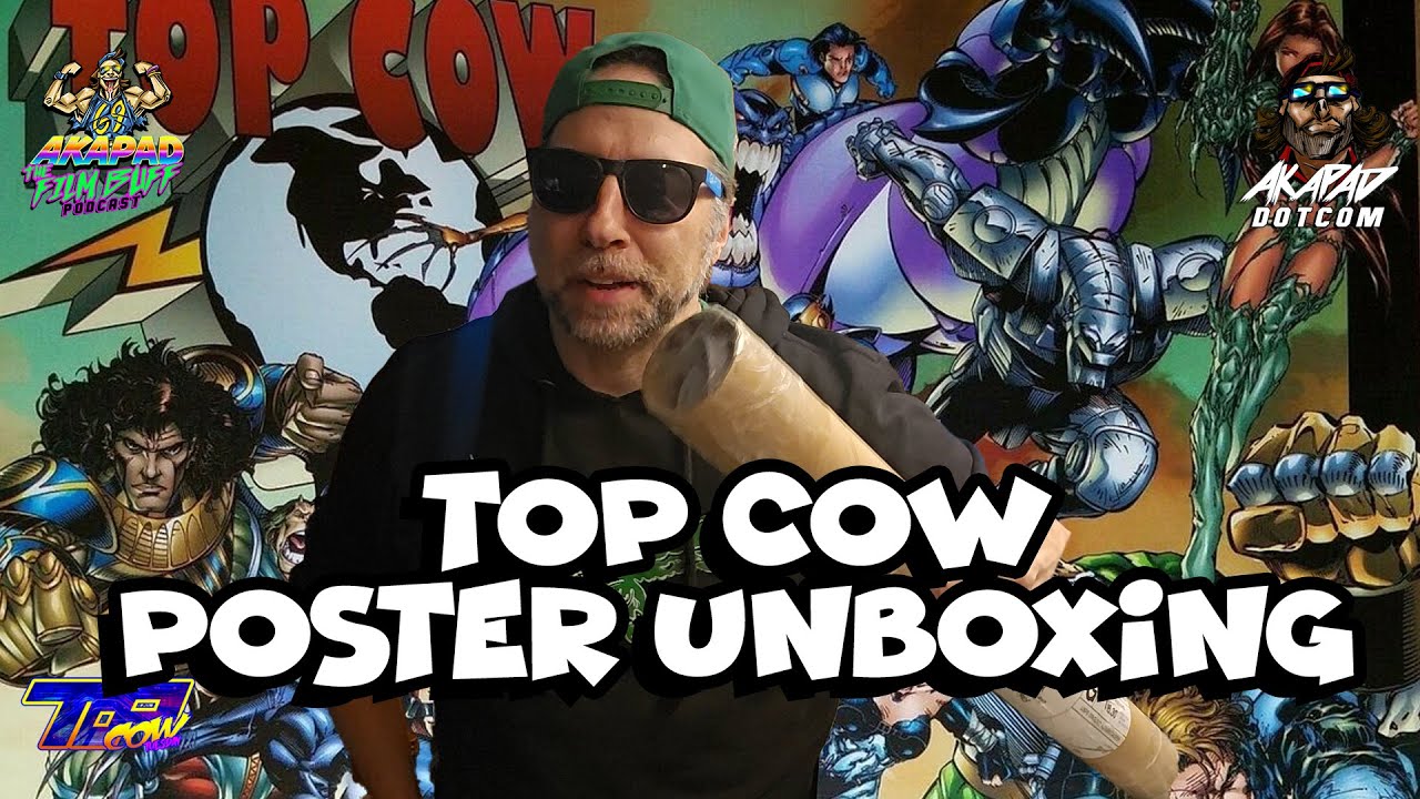 TOP COW PRODUCTIONS POSTER(S) UNBOXING -  Thanks to the AKAPAD Army - 90s Comics