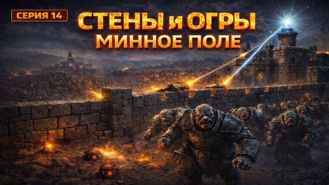 9 Kings — Минное поле (РЕВАНШ): крепость + стены + 99 огров! Победа без потери жизни ч. 14