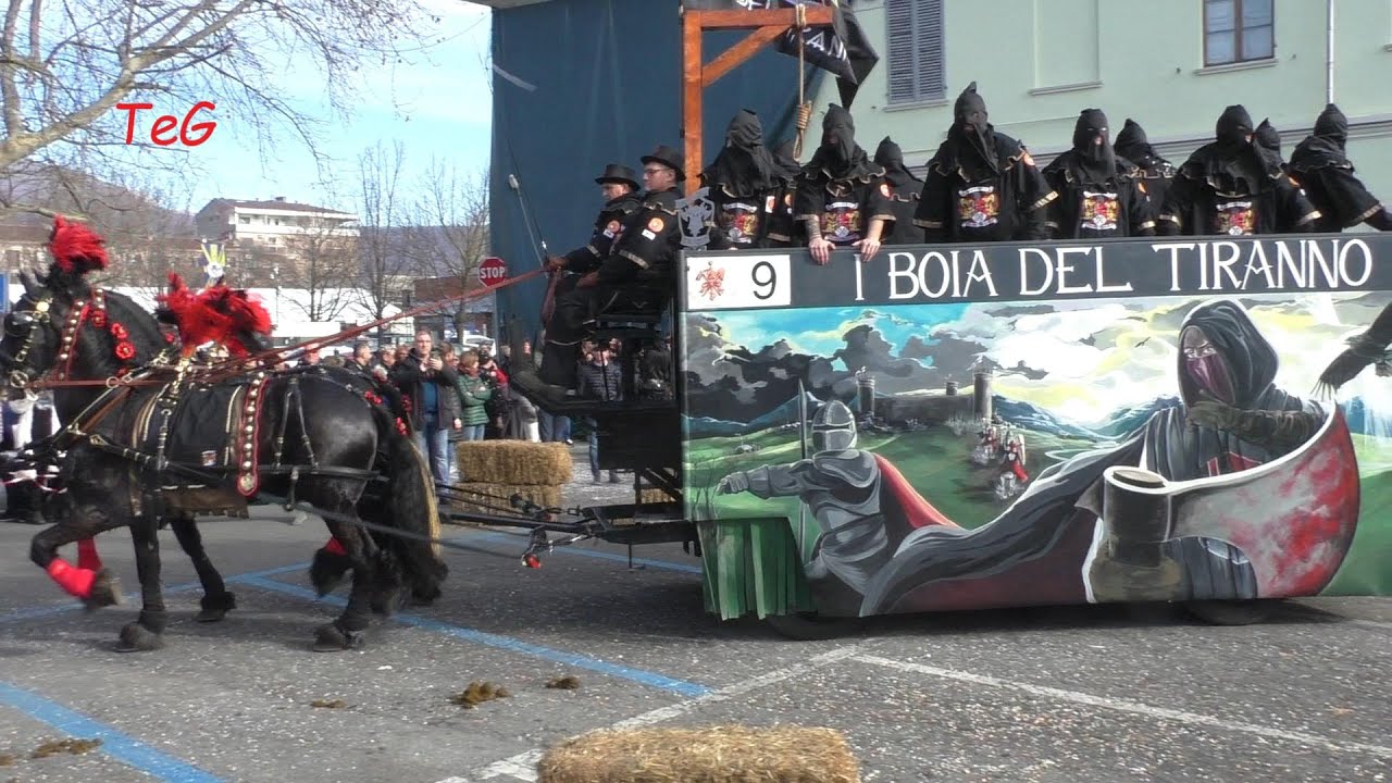 Presentazione carri da getto - Carnevale Ivrea 2024