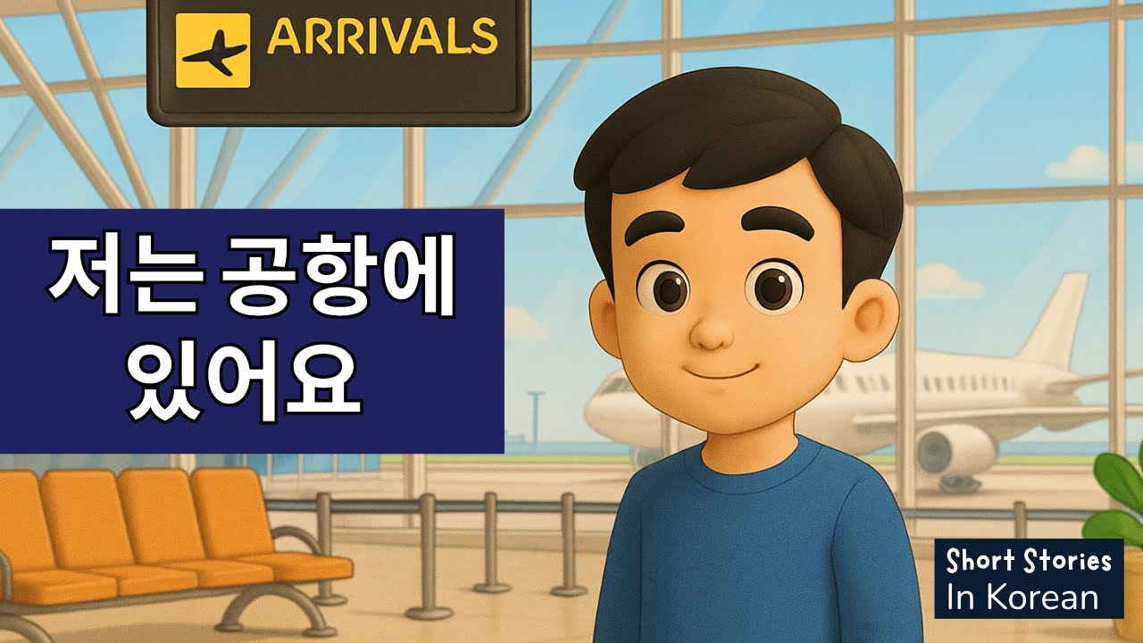 Learn Korean: I'm at the airport | Short Stories In Korean #3