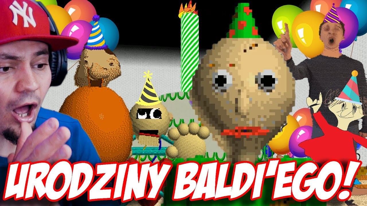 🎂 URODZINY BALDIEGO! *dzień nauczyciela lol* | Baldi's Basics Birthday Bash #01