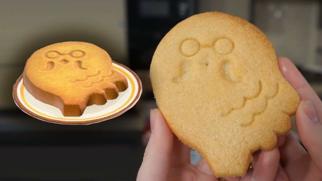 I made Roost Sabl&eacute; Cookies from Animal Crossing in real life 