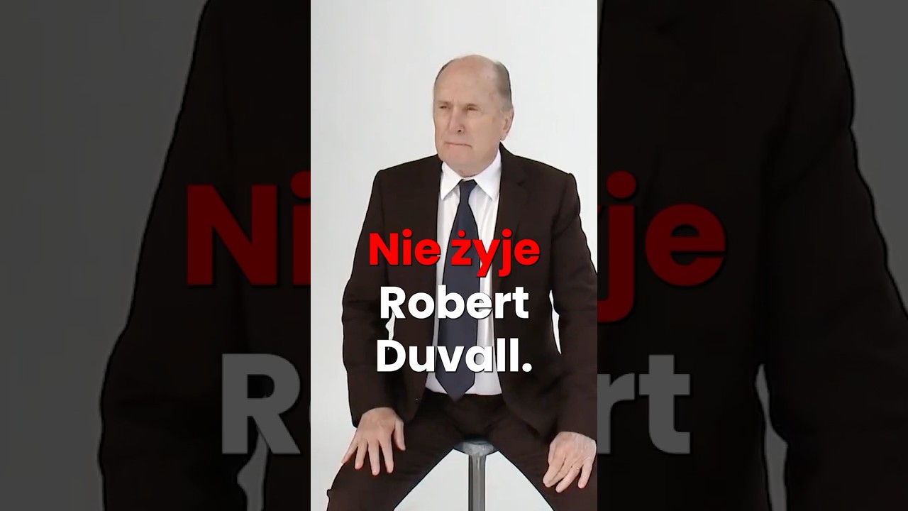 NIE ŻYJE ROBERT DUVALL. Legenda kina miała 95 lat