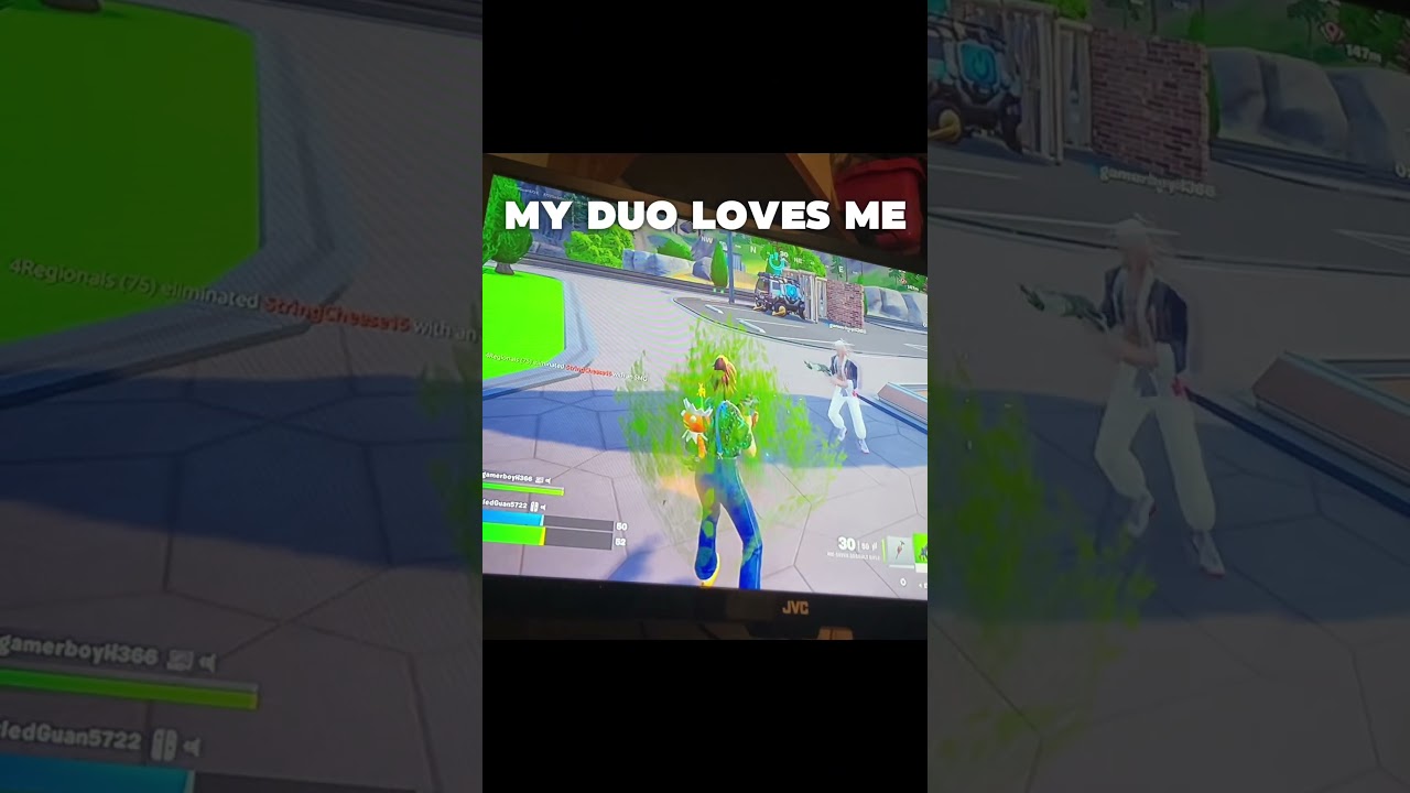 My duo loves me 😭 #fortnite #funny