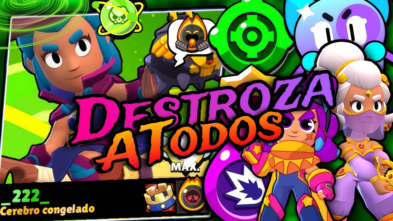 SHELLY DESTROZA a TODOS los BRAWLERS!!