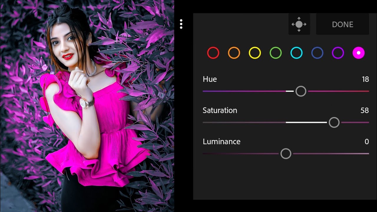 pink colour Lightroom photo editing | Lightroom pink tone photo editing | lr photo editing tutorial