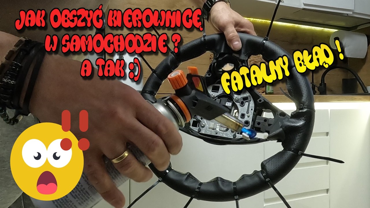 Popełniłem Fatalny Błąd !!! Jak Obszyć Kierownice w Samochodzie BMW E60 V8 ? A Tak Cyk Fuch