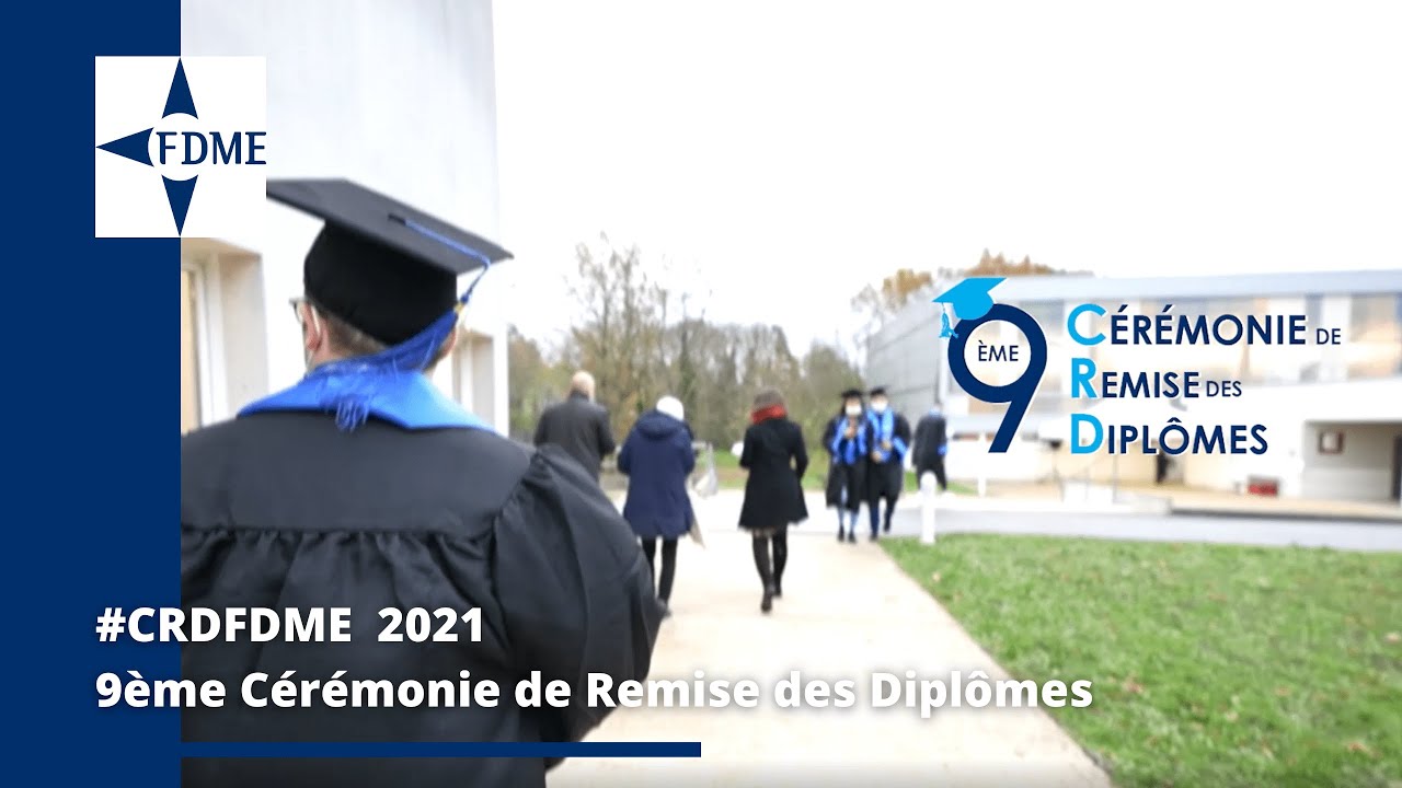 CRDFDME 2021 | 9ème Cérémonie de Remise des Diplômes