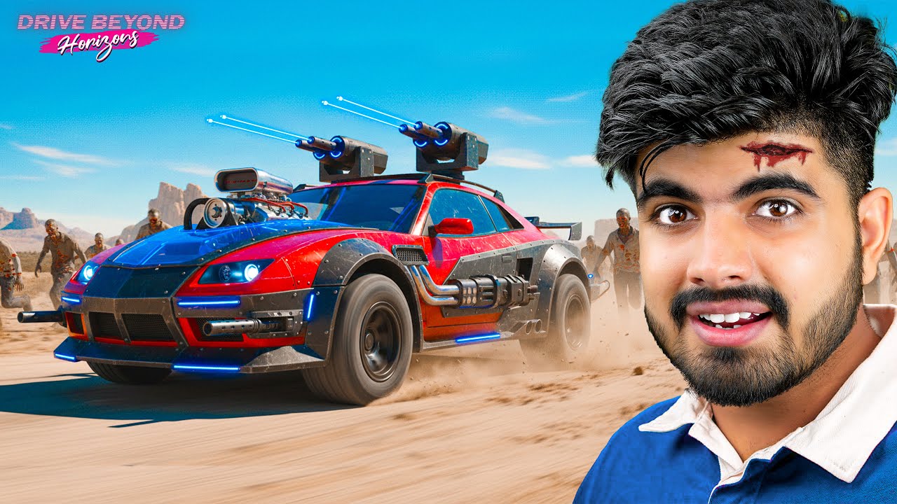 RUNNING FROM ZOMBIES IN SUPER CAR