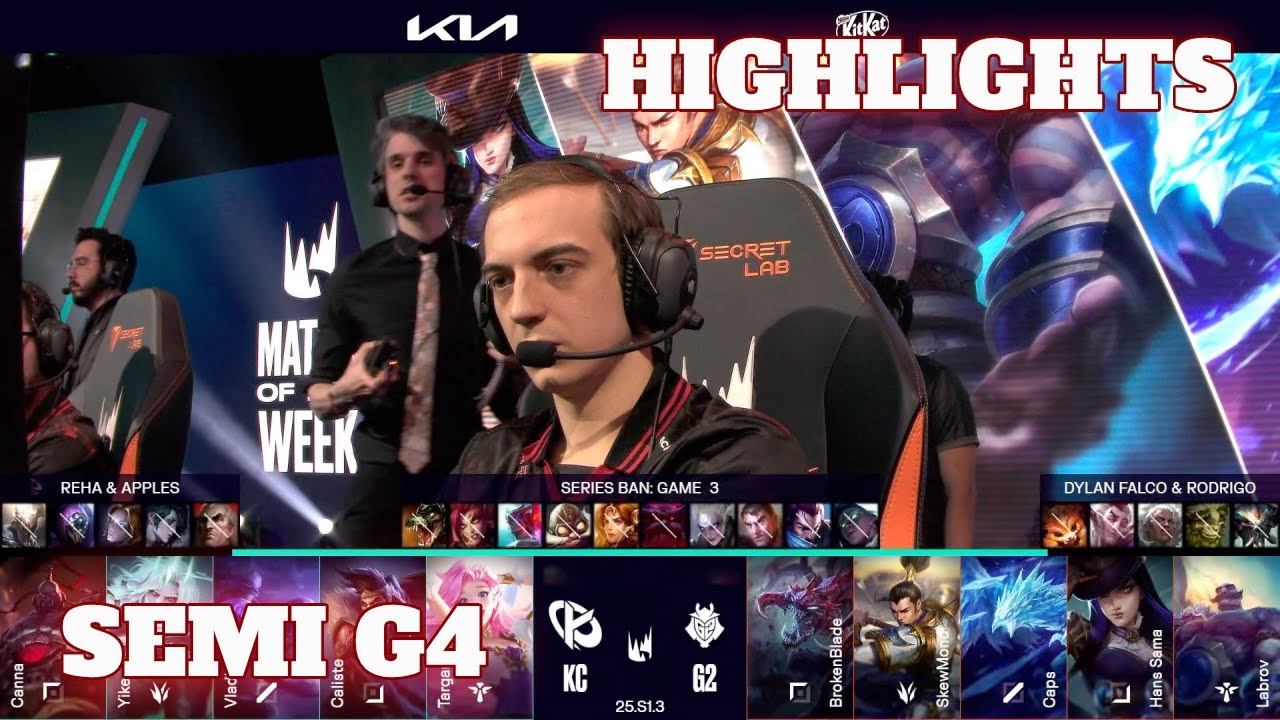 KC vs G2 - Game 4 Highlights | Semi Final LEC Winter 2025 Playoffs | Karmine Corp vs G2 Esports G4