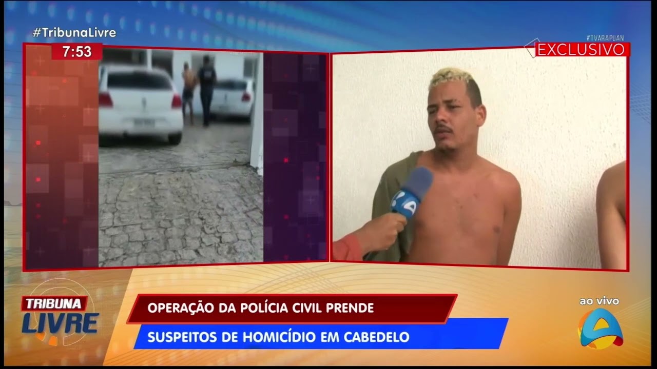 Tribuna Livre - Exclusivo operação da Polícia Civil prende suspeitos de homicídio em Cabedelo