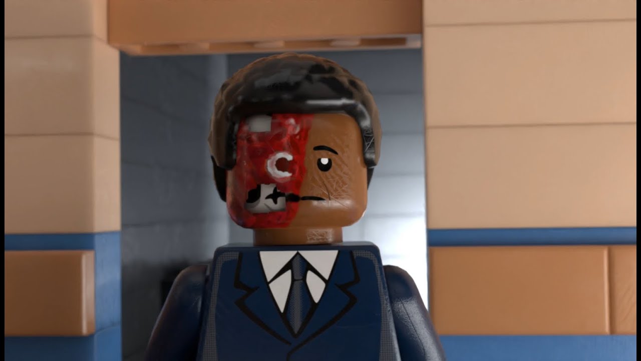 The Death Of Gustavo Fring in Lego