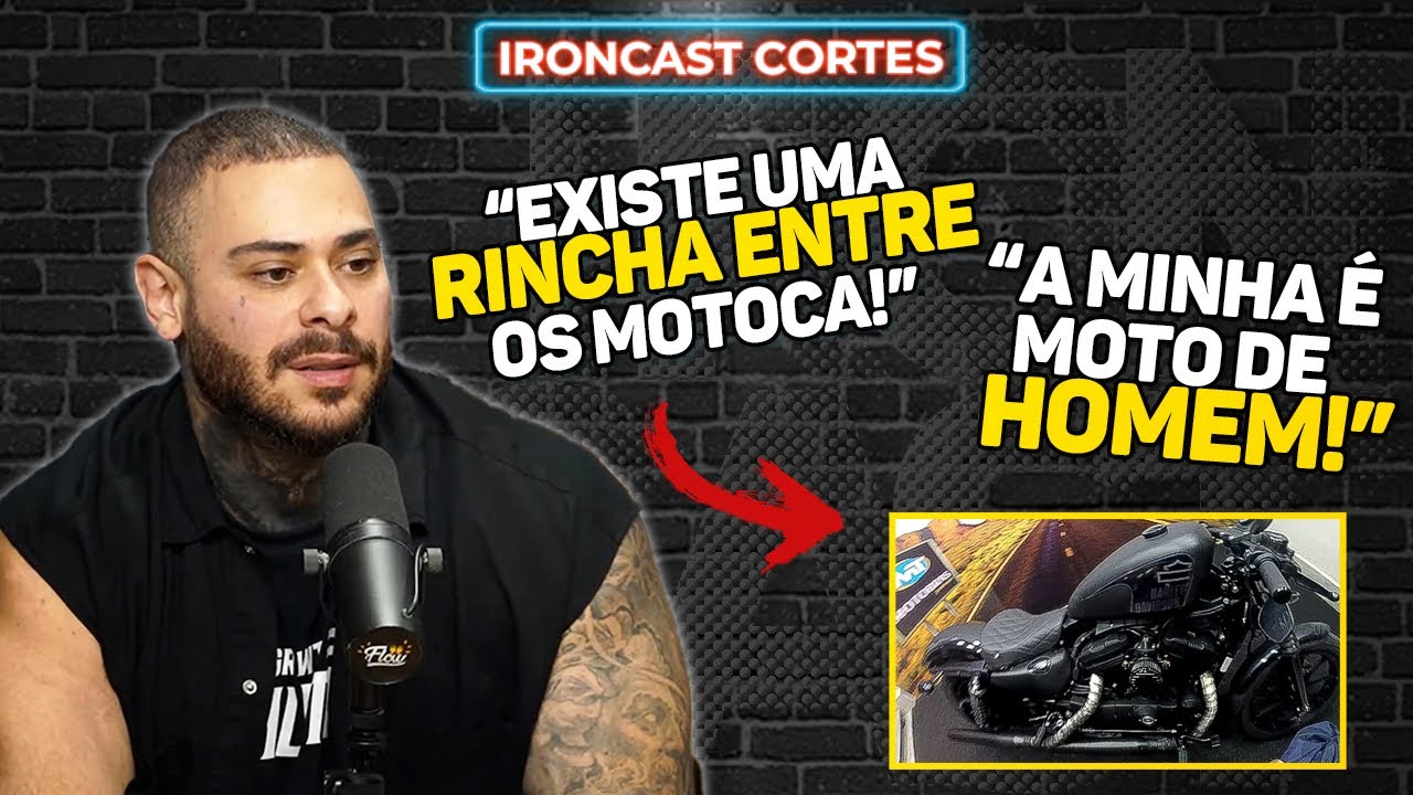 LEO STRONDA CONTA DO PROJETO COM SUA MOTO E FALA SOBRE TRETA ENTRE MOTOQUEIROS – IRONCAST CORTES
