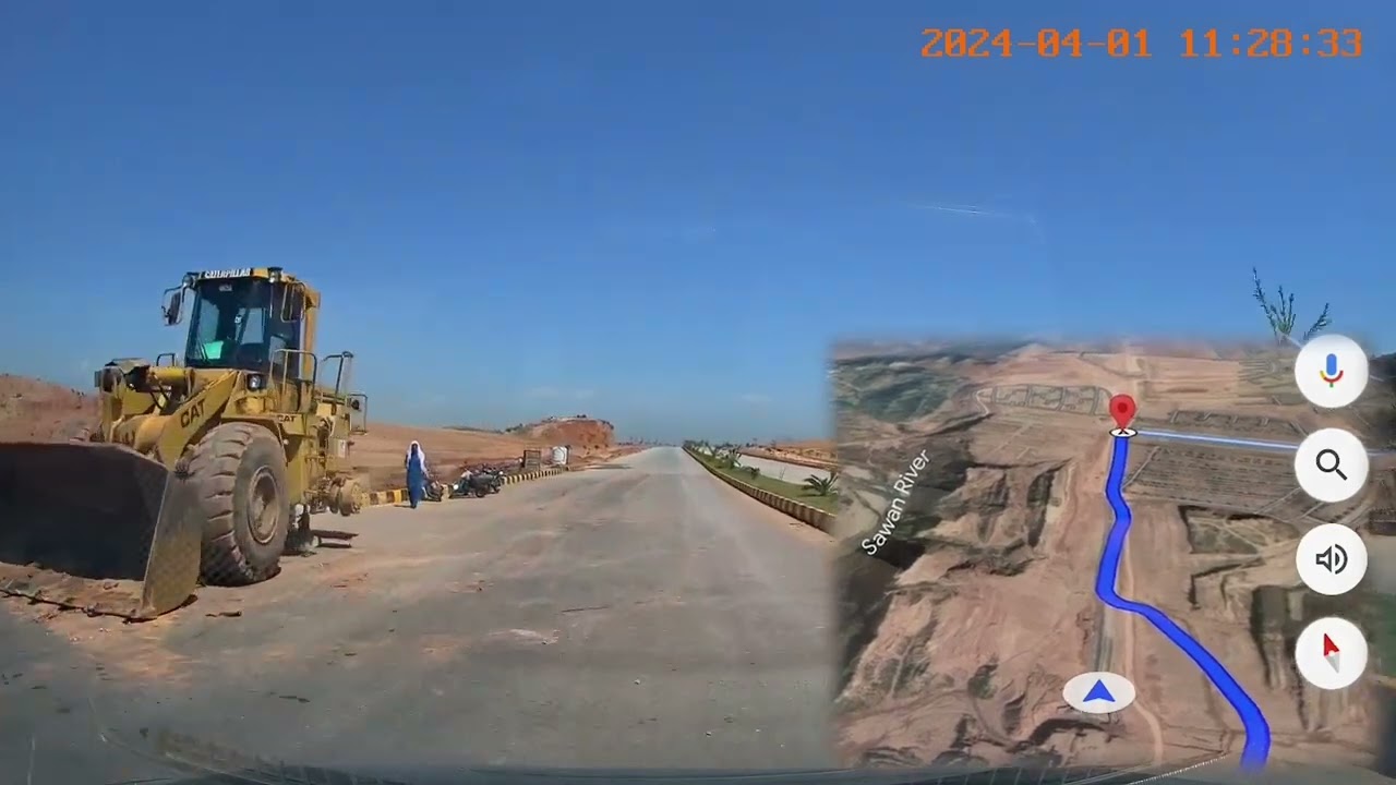 From DHA Valley (new DHA 7) to Isbd Express way via DHA6 & DHA5, Possible route and road conditions.