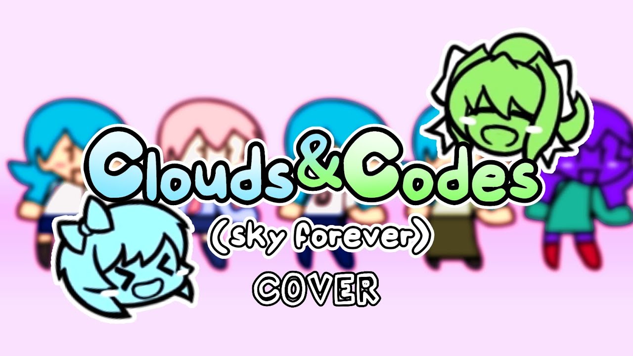 Clouds & Codes | Sky Forever But Sayori and Monika Sings It | FNF Cover + Maka Instrumental Mix
