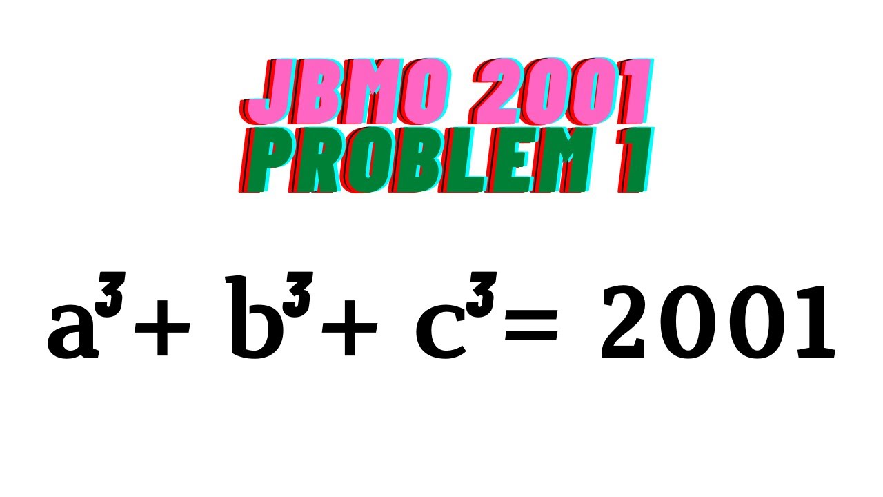 JBMO 2001 - P1: A good beginner number theory problem