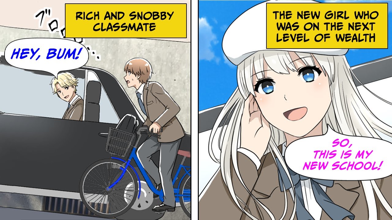 Rich classmate made fun of how poor I was. A super rich new girl came to our school... [Manga dub]