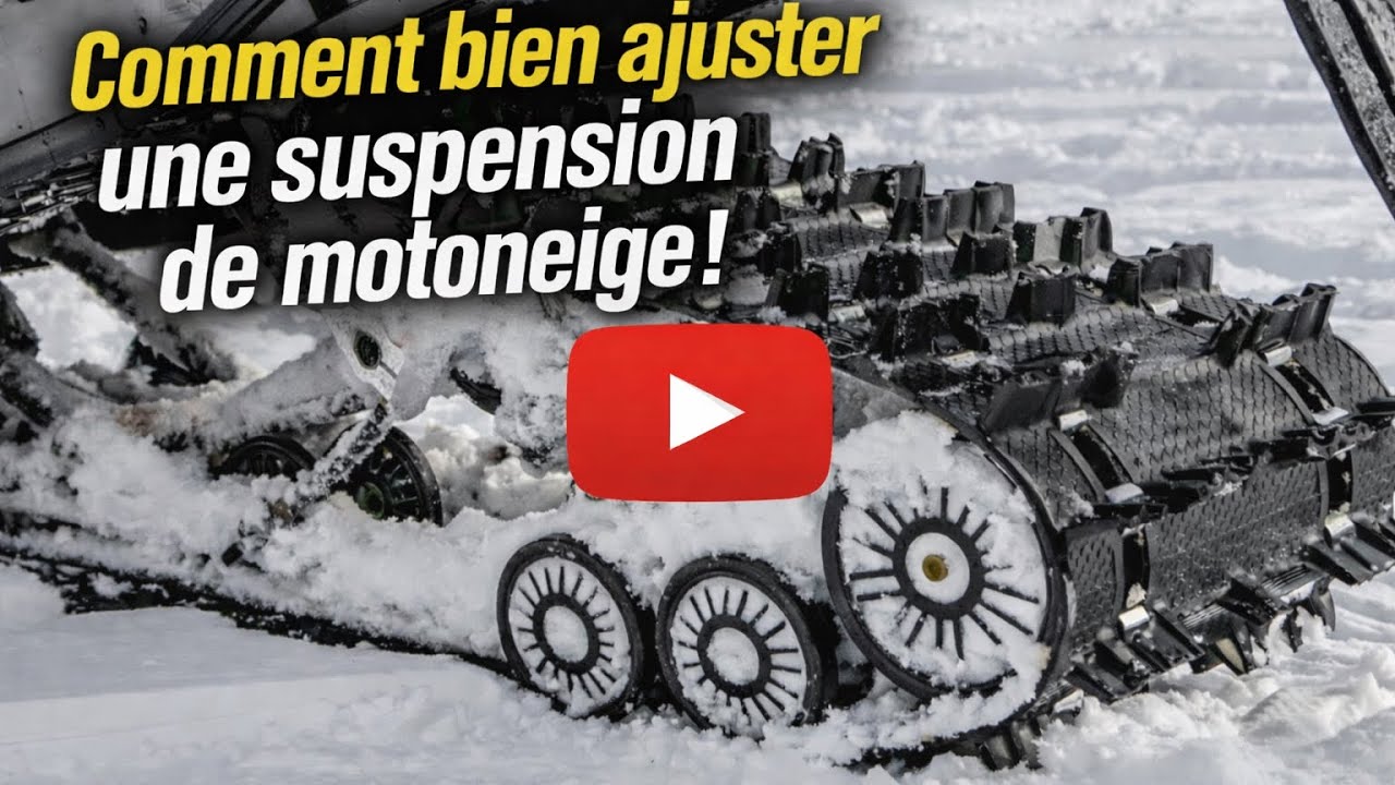 Comment ajuster sa suspension de motoneige!