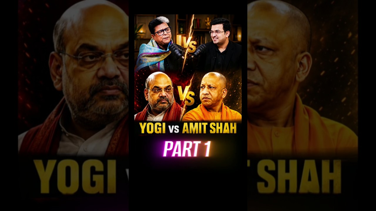 Yogi vs Amit Shah  #yogiadityanath #amitshah #bjp #uppoliceconstable #podcastshorts #shubankarmishra