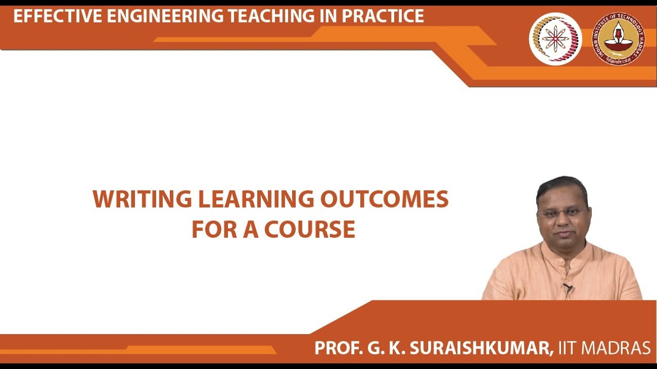 Writing Learning Outcomes for a Course