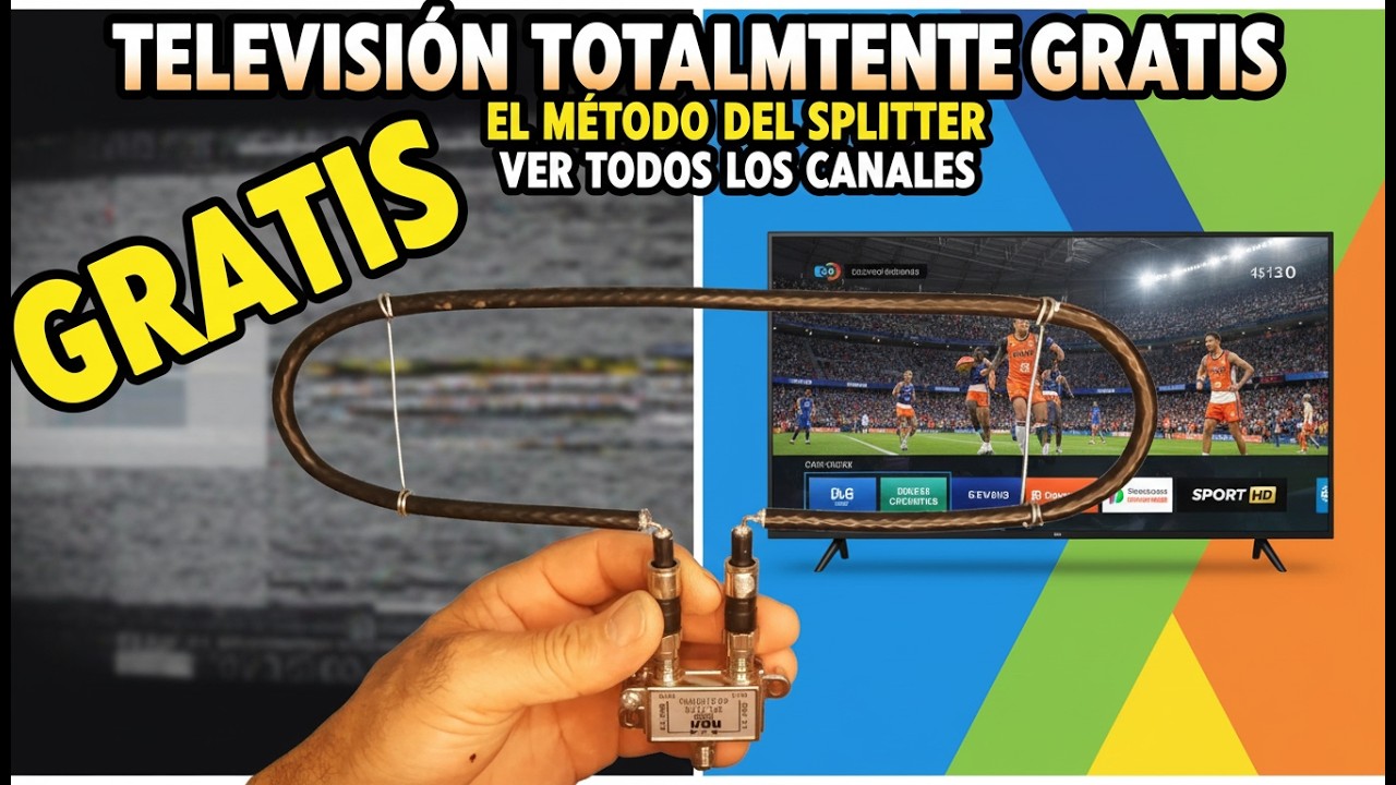Televisión Totalmente Gratis: El Método del Splitter para Ver Todos los Canales