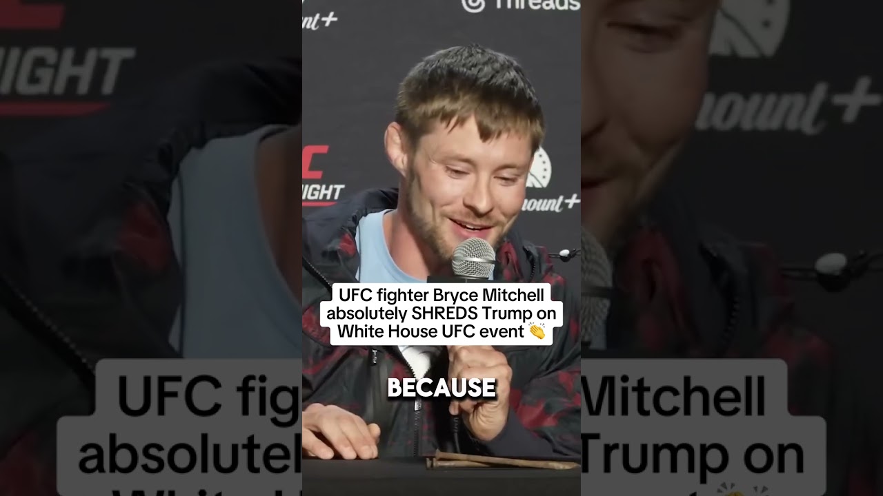 UFC's Bryce Mitchell SLAMS Trump #brycemitchell #ufc #trump #liberal
