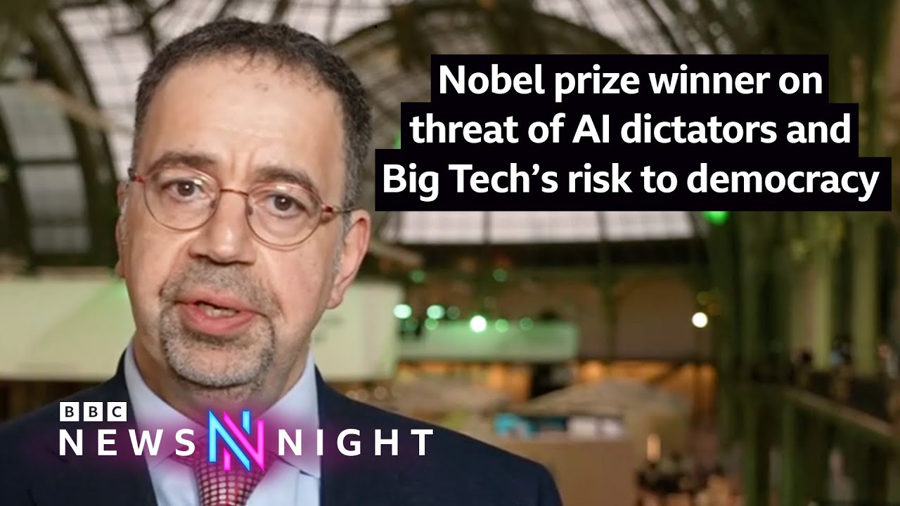 Nobel prize winner on threat of AI dictators and Big Tech’s risk to democracy