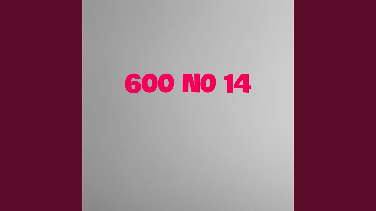 600 NO 14