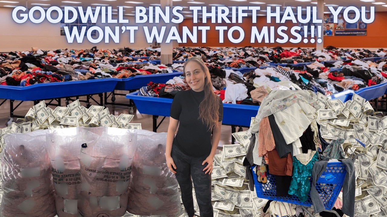 I Thrifted From The Goodwill Bins For 7+ Hours - Here's What I Bought To Resell!