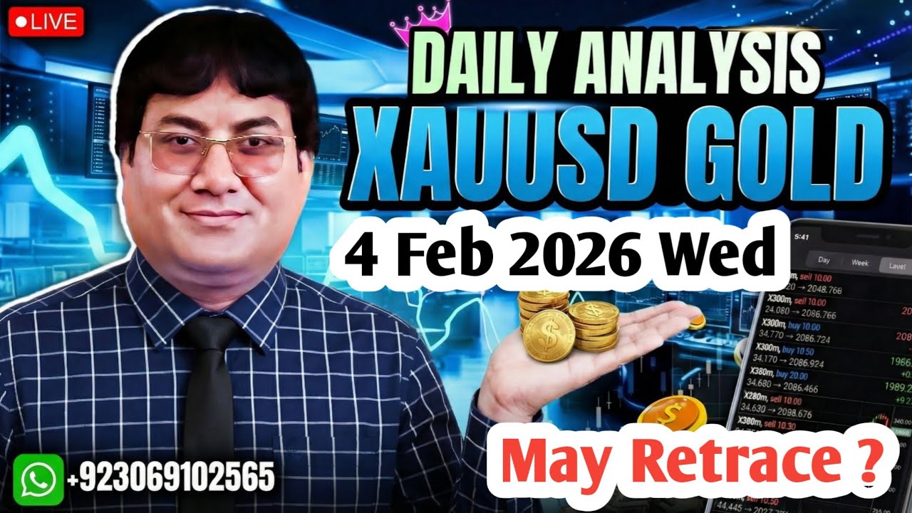 gold technical analysis today hindi 4 Feb 2026 | #xauusd forex forecast silver price prediction news