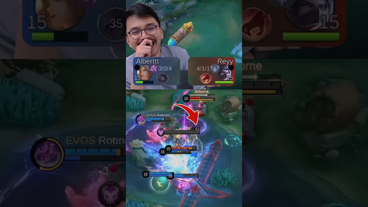 Adu Retri Alber Vs Rey #mobilelegends #mlbb
