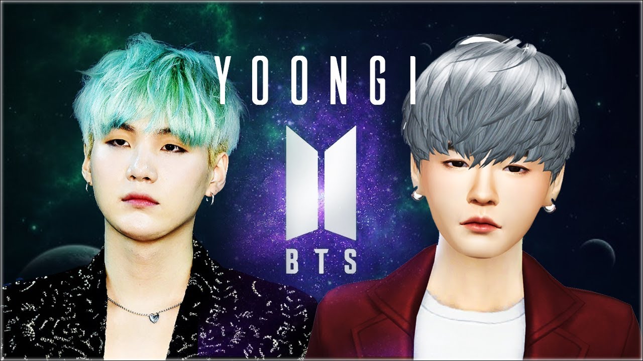 BTS SUGA (민윤기) + CC List & Download | Celeb CAS | The Sims 4