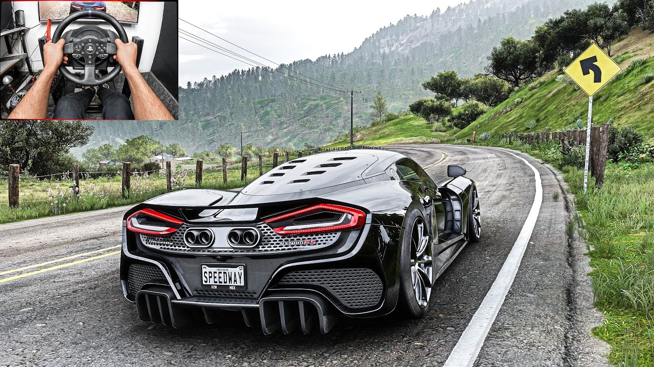 1800HP Hennessey Venom F5 - Forza Horizon 5 | Thrustmaster T300RS Gameplay