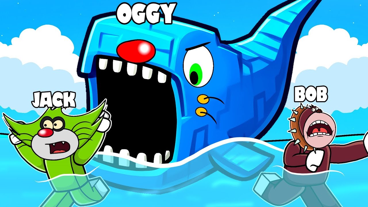 Roblox OGGY Became The BLOOP SEA MONSTER In Roblox Sea Monster Siege!